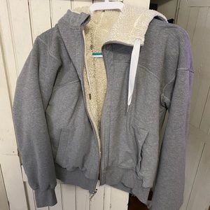 lululemon reversible sherpa hoodie